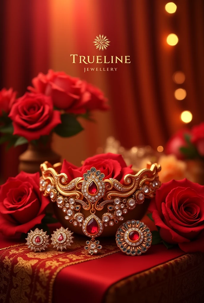 Gems and jewellery happy raksha bandhan and trueline jewellery logo