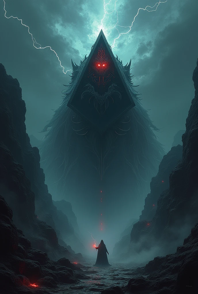 Scary triangle god