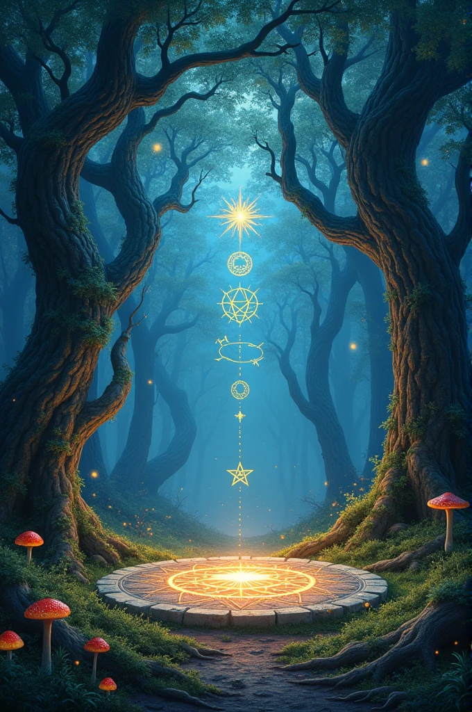 magic circle background