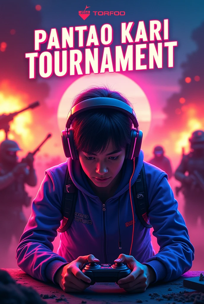 Make me a BGMI tournament banner,
And write Pantao Kari Tournament