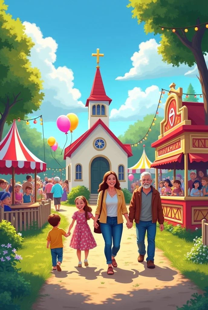 A trip to mass and then to the fair