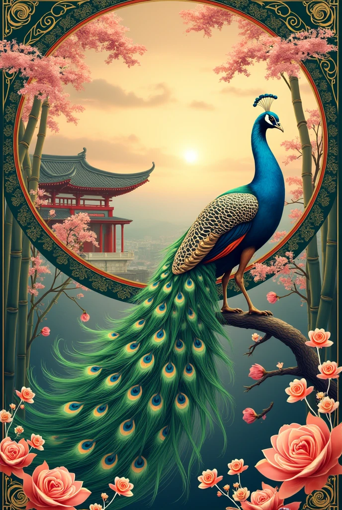 Create an image of an oriental design