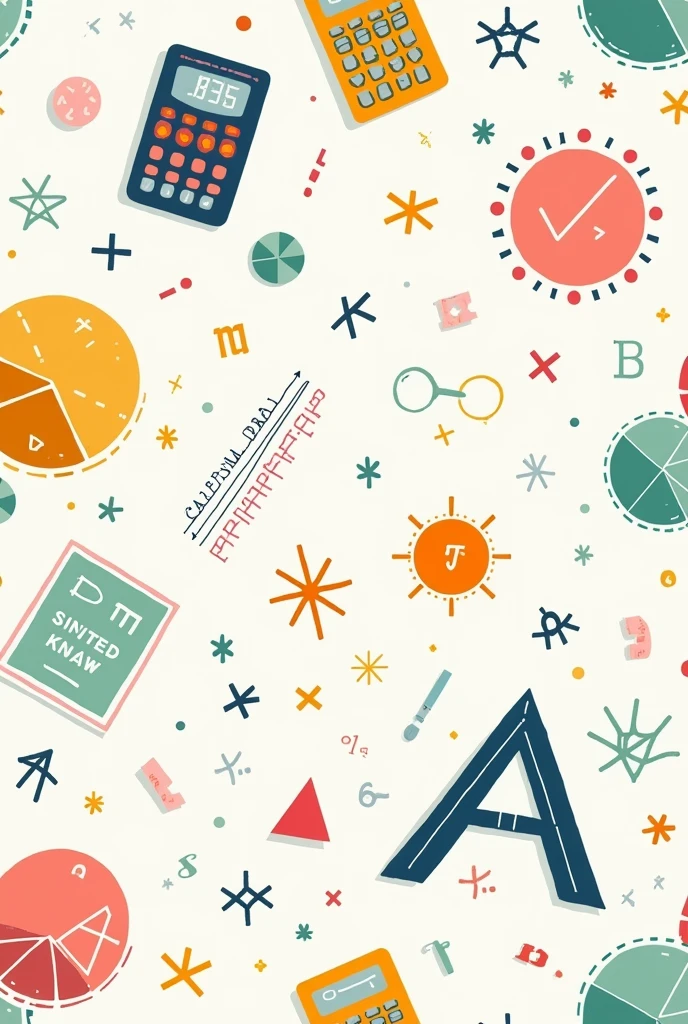 Design a tablecloth pattern for a math teacher


