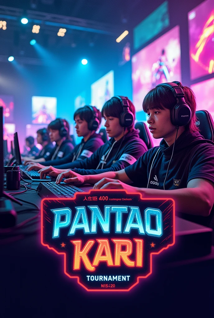Make me a BGMI tournament banner,
And write Pantao Kari Tournament