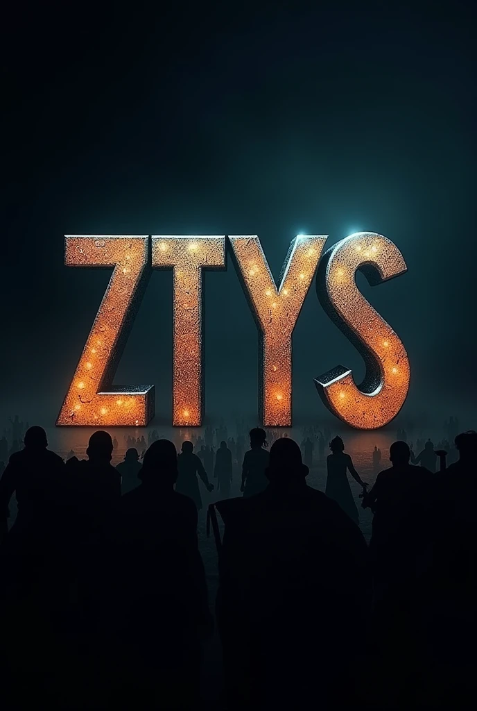 Put the word ZTYS for a clan without the Viking and with a black background