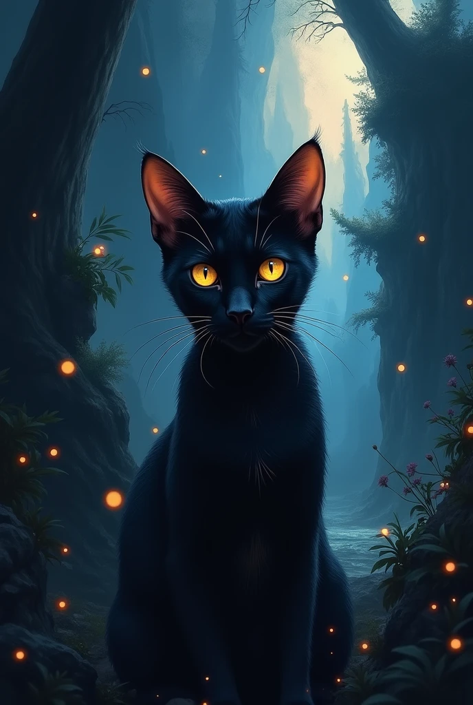 (dark environment:0.8),masterpiece, high quality, absurd resolution, Digital paint (artwork), by dagasi, Yup,kiyosan,(the second,fluffy fur,Character focus:1.1),the second male cat,short hair,portrait, bright Eyes,panorama,Character focus.(detailed background:0.7),...