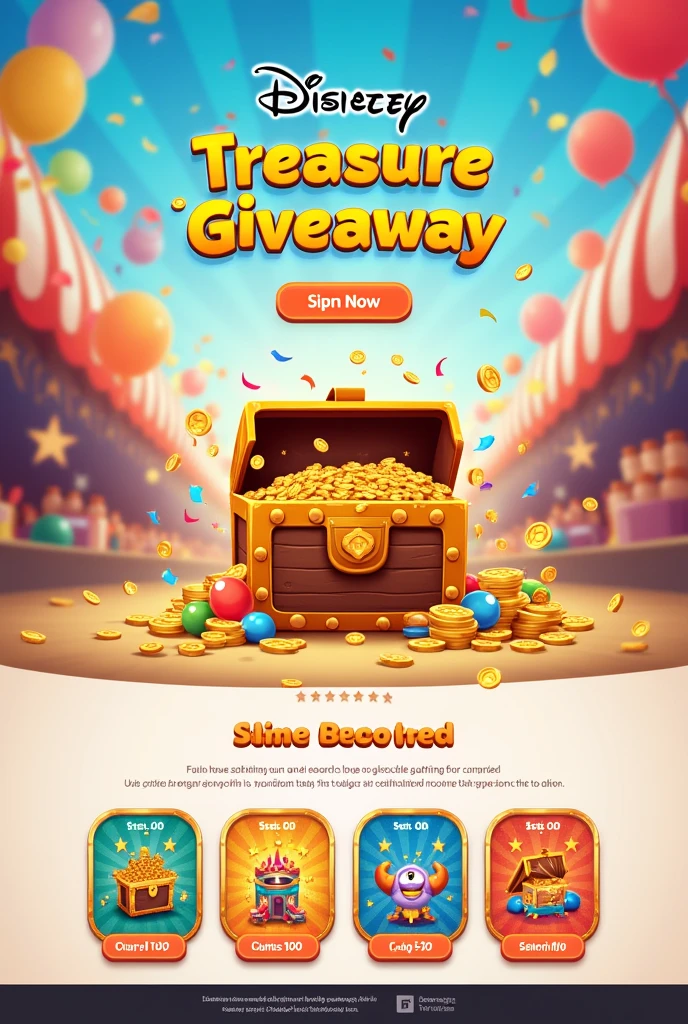 Giveaway homepage