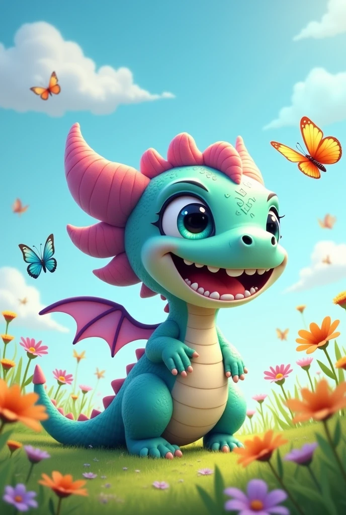 Funny and cute creature like D latter size