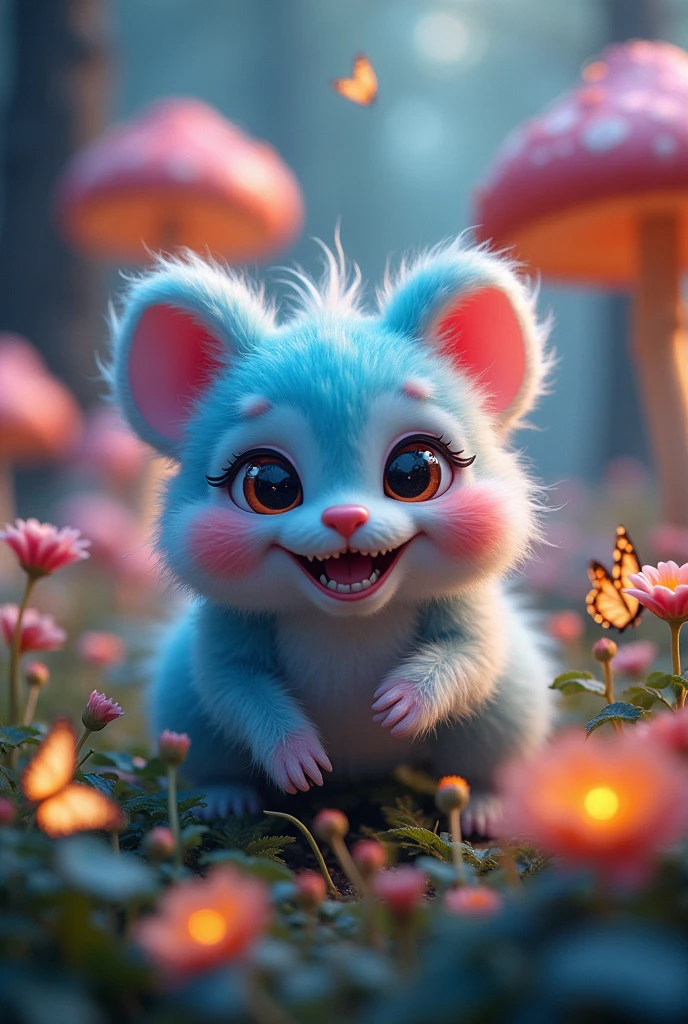 Cute and funny creature similar to D latter 
