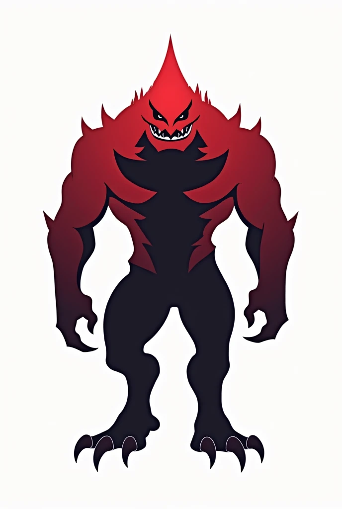 Create a banner with a minimalist mascot monster for a clan named Hit Kill
More monster-like 