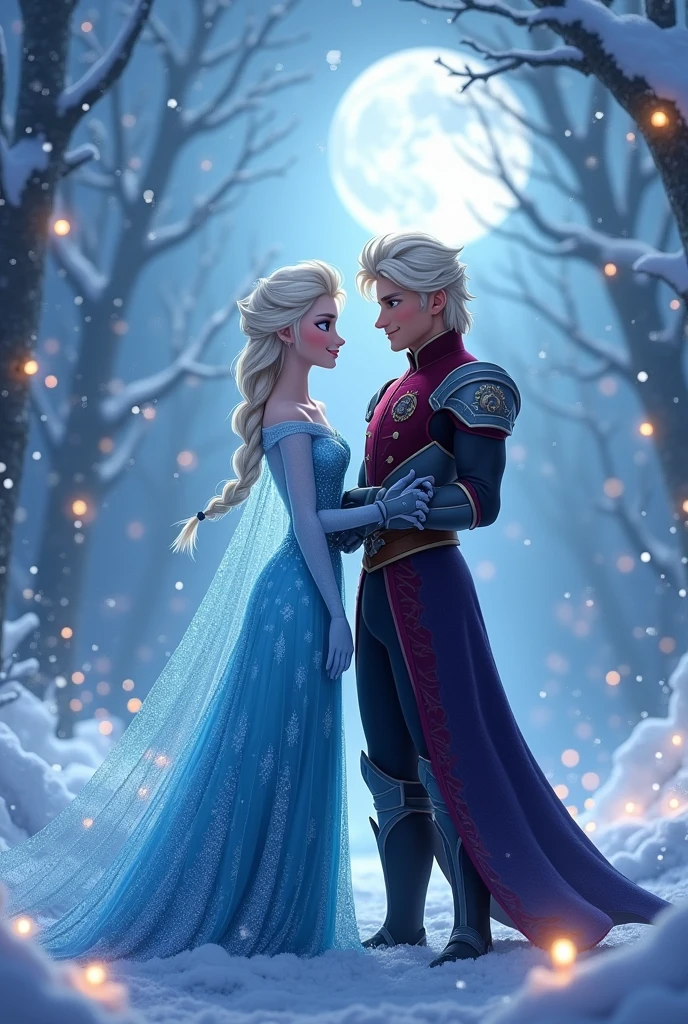 Elsa from Frozen and Shiro from Voltron love
