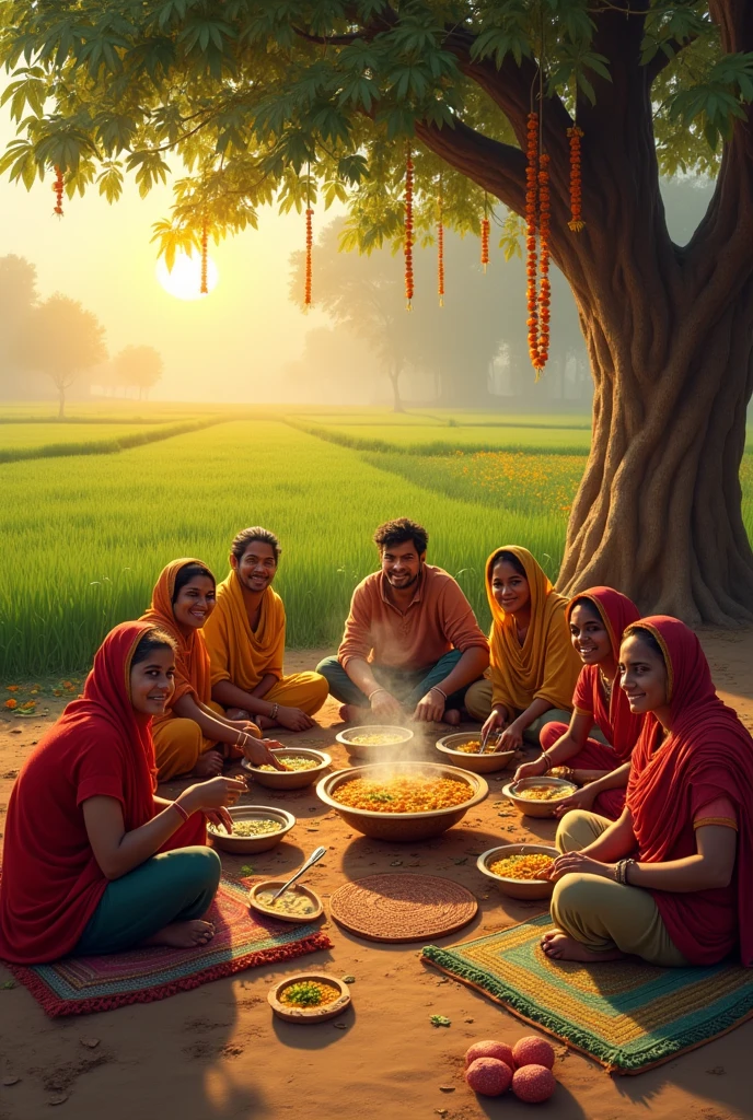 Indian poor villages food