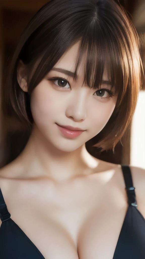 8k,Highest quality,(masterpiece:1.2),(Realistic),(Realistic:1.37),Ultra-high resolution,1 female college student,city,smile,Beautiful Eyes,(((leotard))),Big Breasts,Perfect body,Perfect Fingers,Professional Lighting,gravure,Detailed face and skin texture,fine grain,RAW Photos