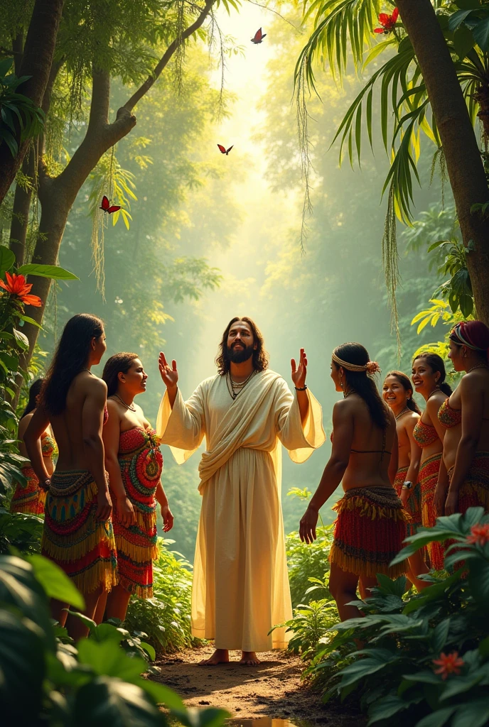 Jesus healed the Papuan people