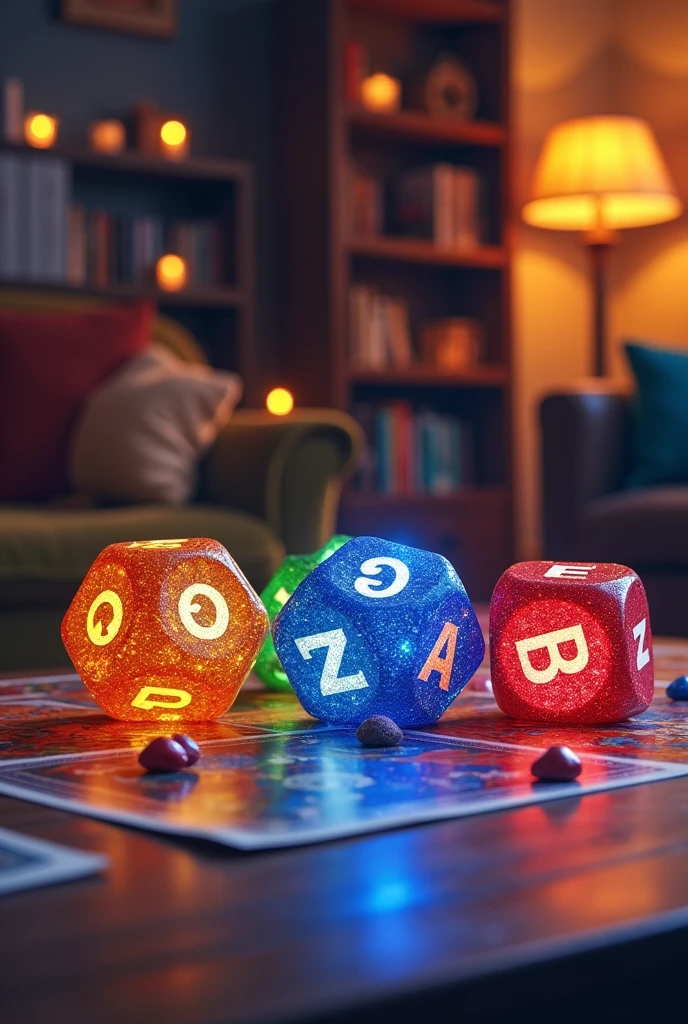 Dice、Diceの目を「department」Change the letters
