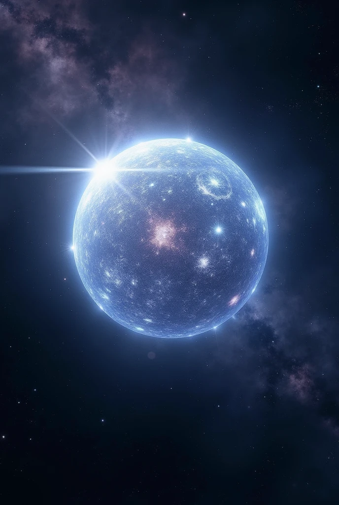 A crystallized white dwarf in space 