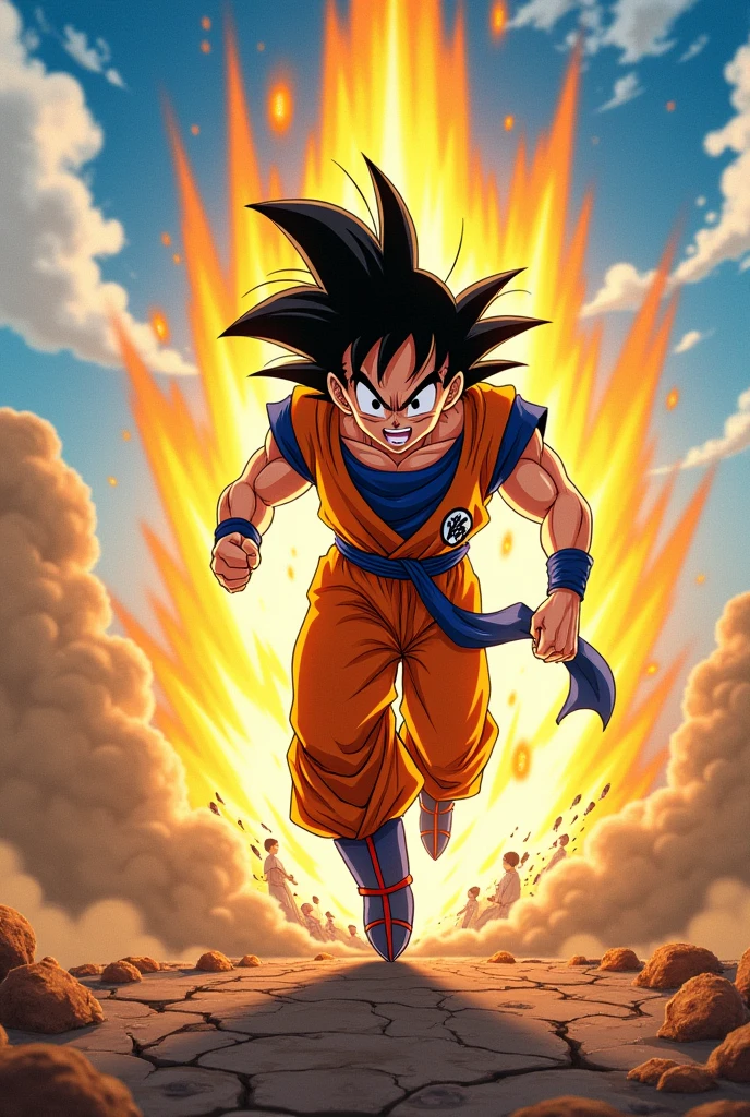 Fixed to goku fighting with Saitama and that goku wins