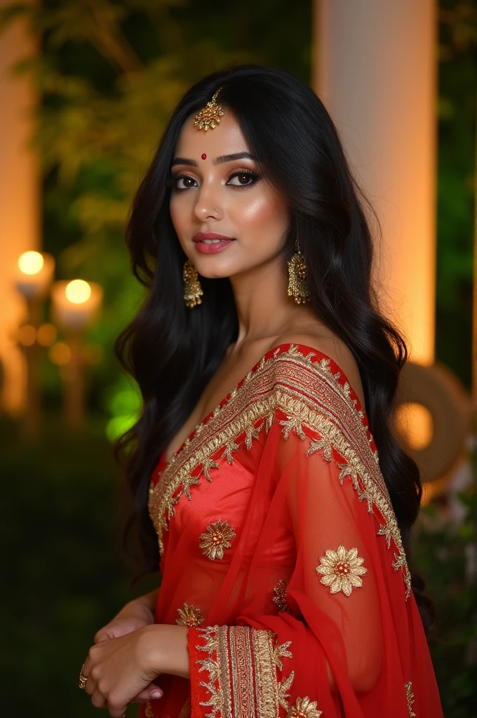 Hot sexy girl with saree