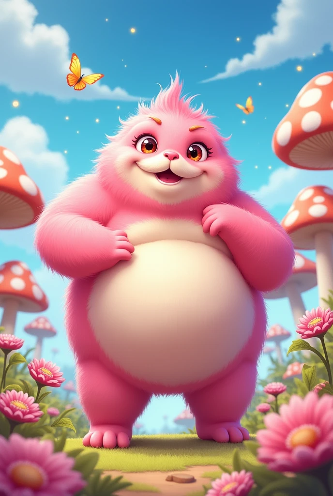 Big muscled pink furry naked touching his bulge y a ver 