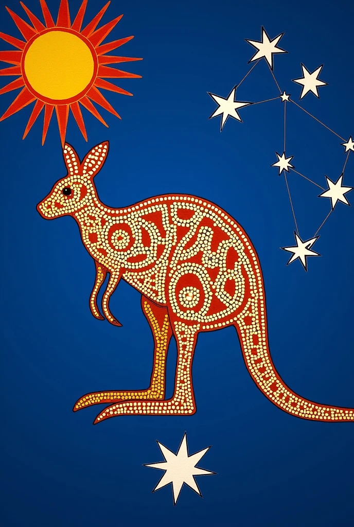 Design a flag inspired by Australia