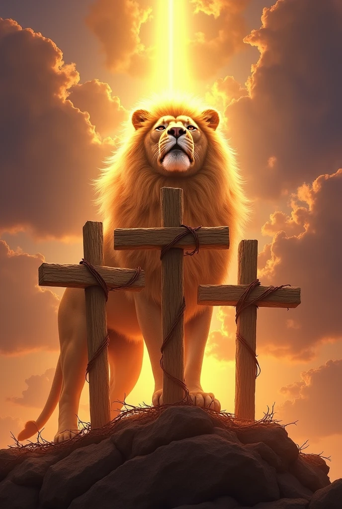 3 cross it is finished Jesus as a Lion of Judah