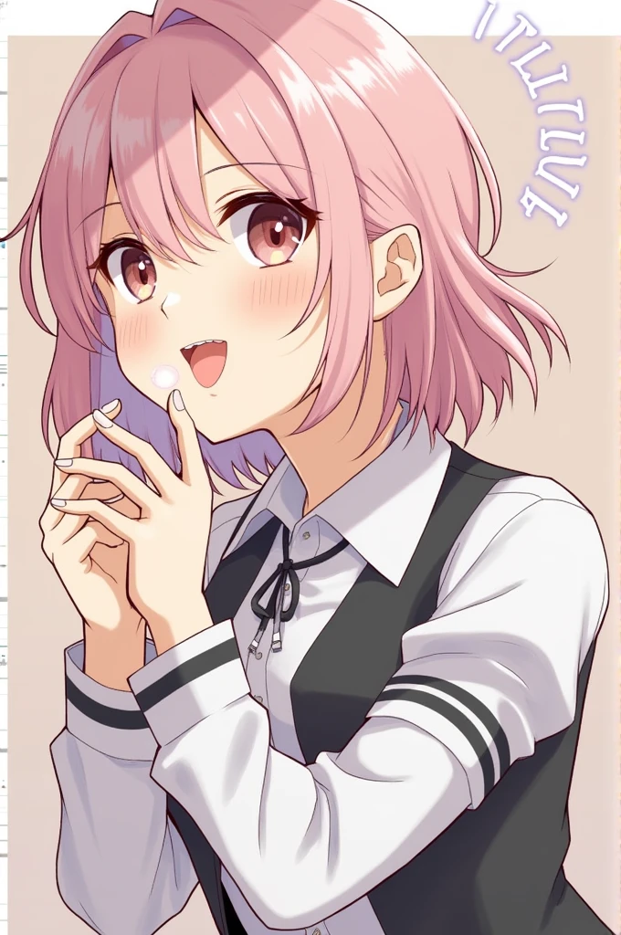 Uniform Girl、Giving a blowjob