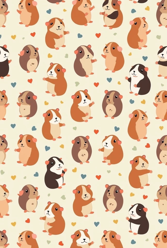 https://images.app.goo.gl/hn1qAewo4xLe15ku7
A tessellation of guinea pigs fulfilling the following:A tessellation of the plane consists of covering it with one or more classes of polygonal plane figures (that is to say, Triangles, parallelograms, trapezium, pentagons, etc.) so that they do not overlap each other or leave regions of the plane uncovered.The terms tessellations and tessellation refer to a regularity or pattern of figures that completely cover or pave a flat surface that meets two requirements: No spaces left. The figures should not overlap.