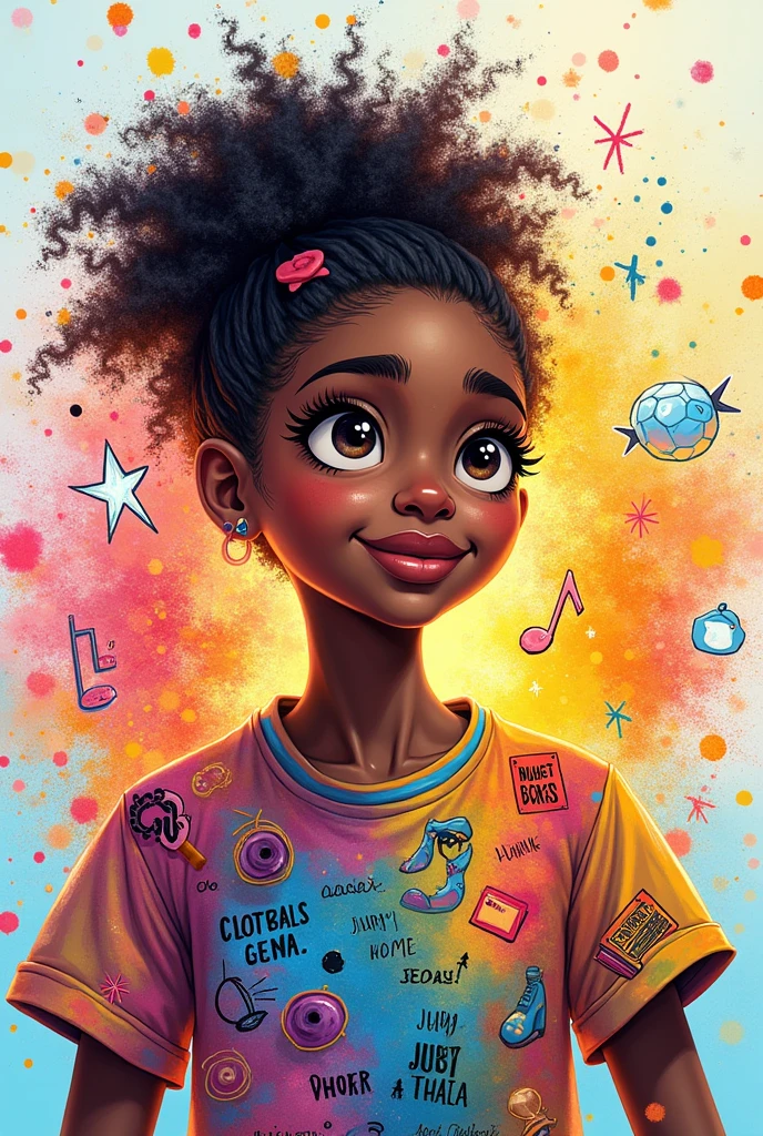 create a drawing that represents myself 
im full of inspiration and goals