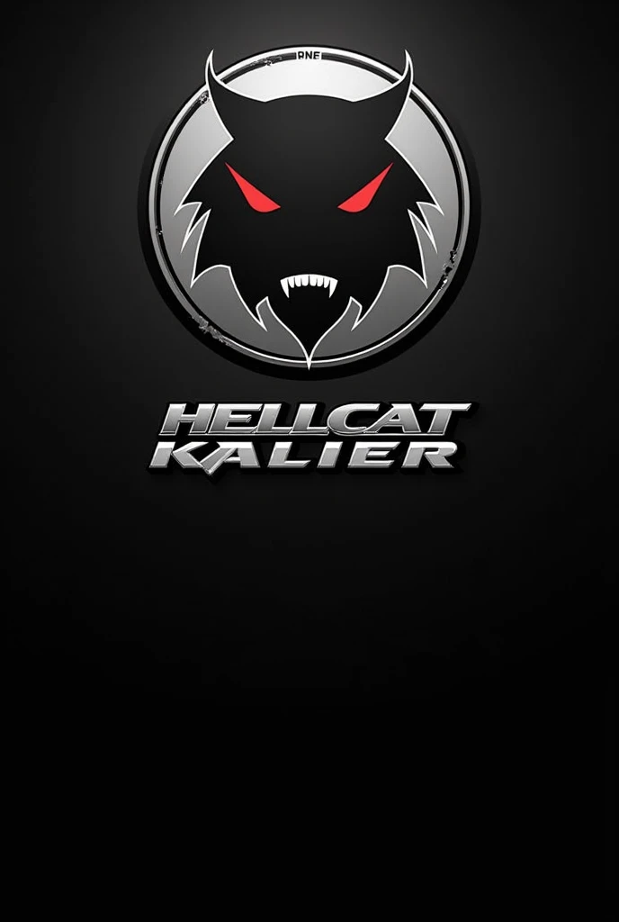 hellcat logo with the word kaliber below it
