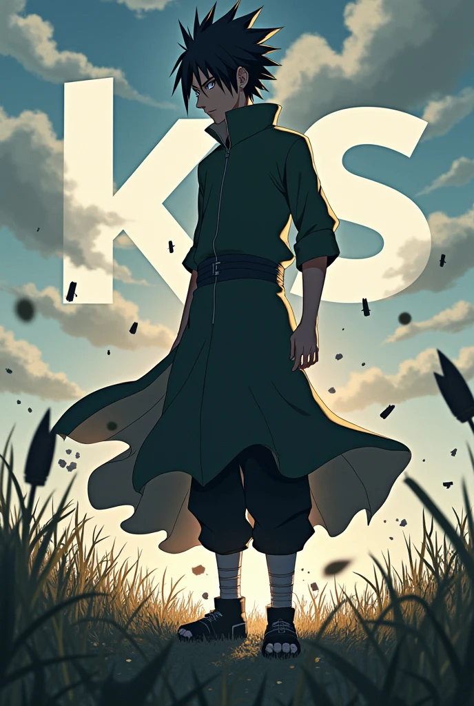 Shikamaru with the word 'ks' in the center