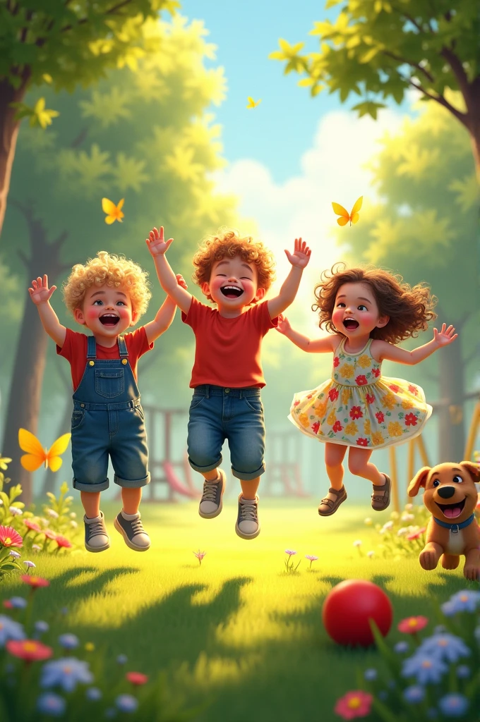 When it's playtime, take them out, Laugh and play, and jump about.