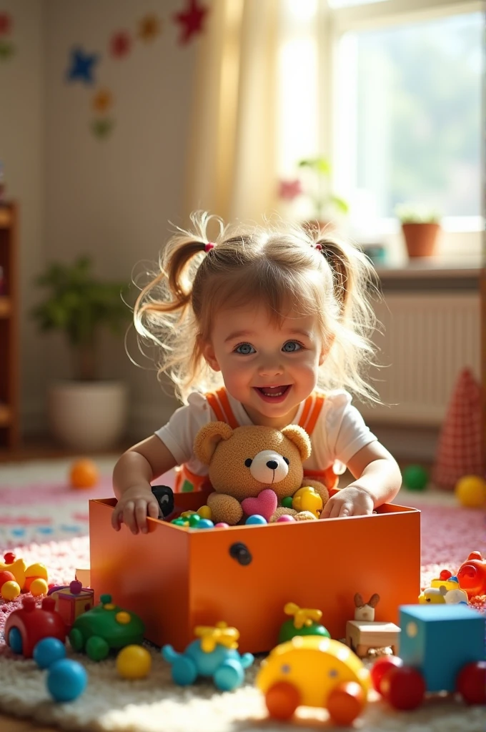 In the toy box, happiness is key!