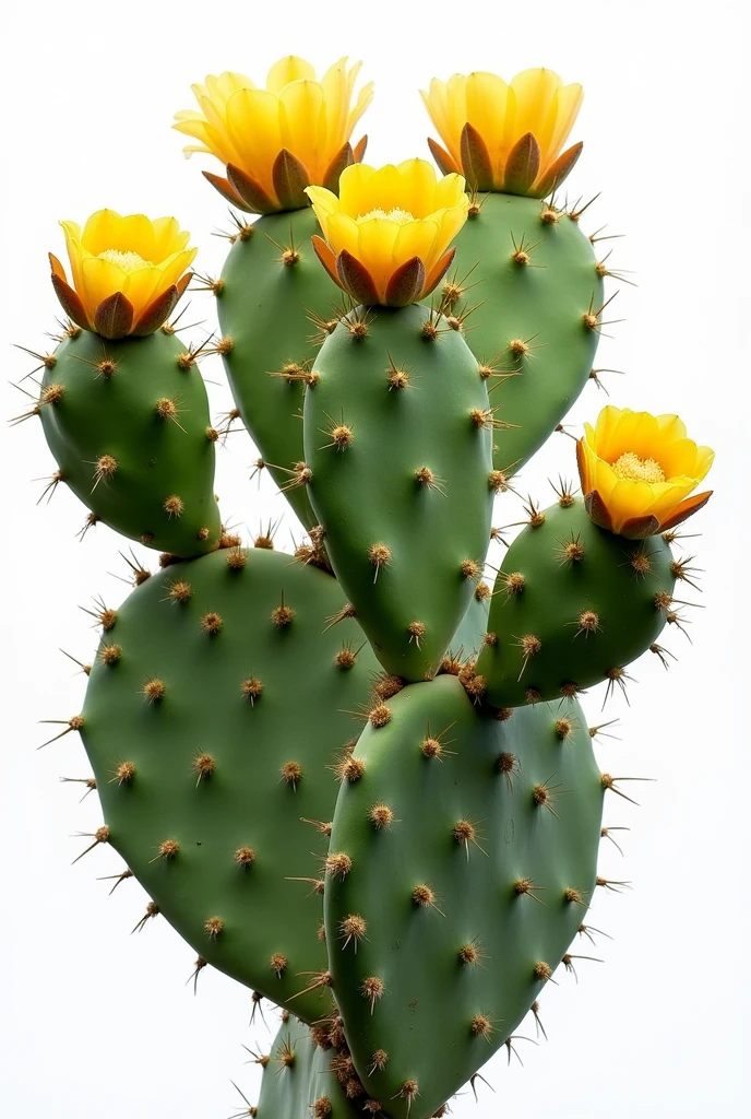 Opuntia dillenii (Ker Soup.) Haw. without background