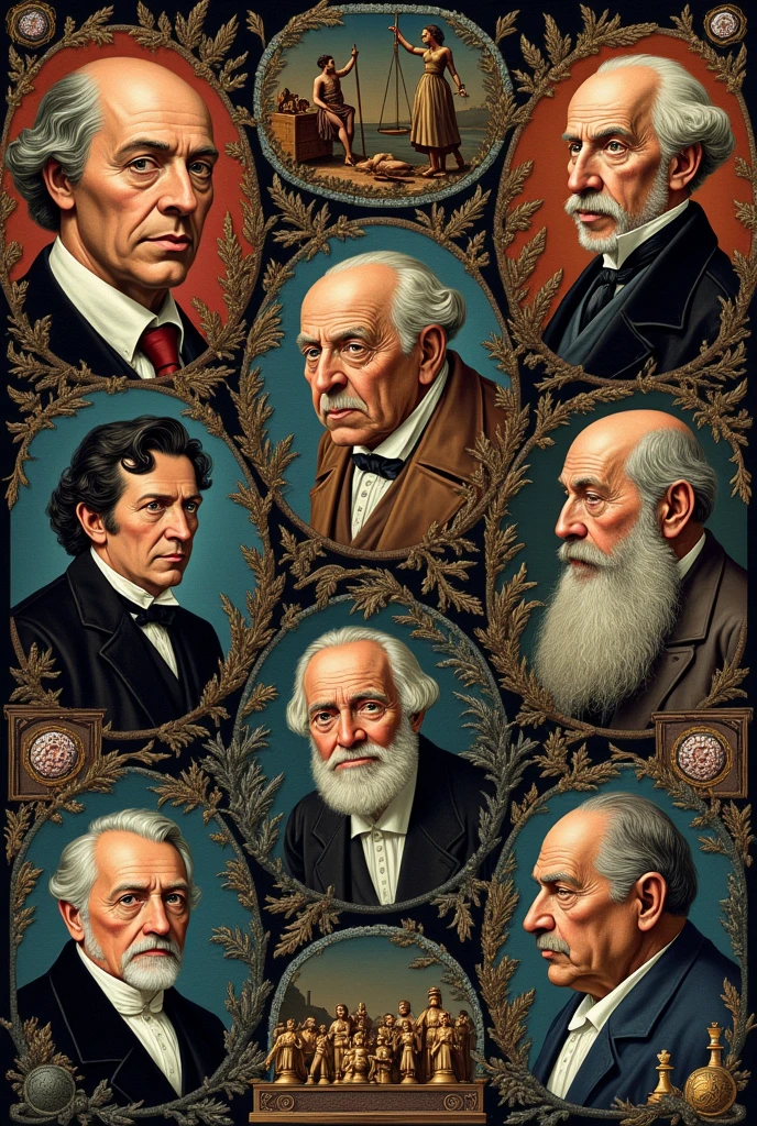 **Historical Figures:** Feature portraits or silhouettes of prominent criminologists such as Cesare Beccaria, Jeremy Bentham, Émile Durkheim, and Cesare Lombroso. Add brief descriptions of their contributions to criminology.
3. **Schools of Thought:** Highlight the Classical School and the Positivist School with visual representations of their key principles. Use symbols like scales of justice and brain scans to differentiate between the two approaches.
4. **Key Theories:** Include graphics or symbols representing important criminological theories such as Strain Theory, Social Control Theory, Labeling Theory, and Rational Choice Theory. Briefly explain each theory for viewers to understand.
5. **Historical Context:** Incorporate images or symbols reflecting the historical context in which criminology developed, such as illustrations of ancient civilizations, Enlightenment ideals, and societal changes influencing crime.
6. **Impact on Society:** Illustrate the practical applications of criminology in society, such as crime prevention programs, criminal justice reforms, and the role of criminologists in shaping policies and interventions.
7. **Interdisciplinary Connections:** Showcase the interdisciplinary nature of criminology by visually connecting fields like sociology, psychology, law, and biology to demonstrate how diverse disciplines contribute to understanding crime.