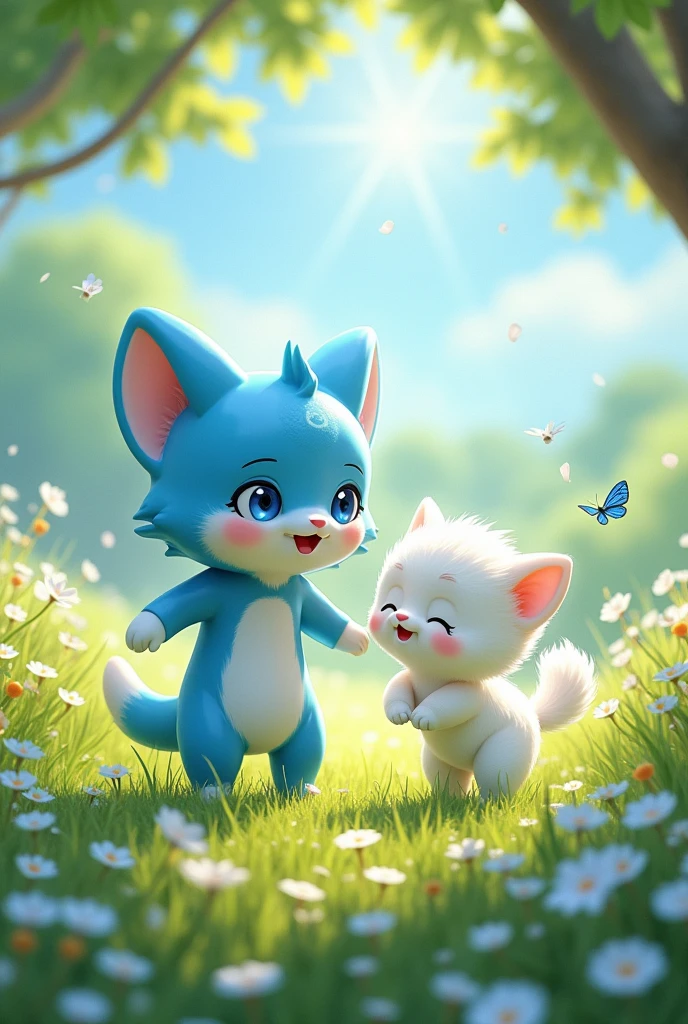 Milk Boy's Uchiumi and、A white cat's child