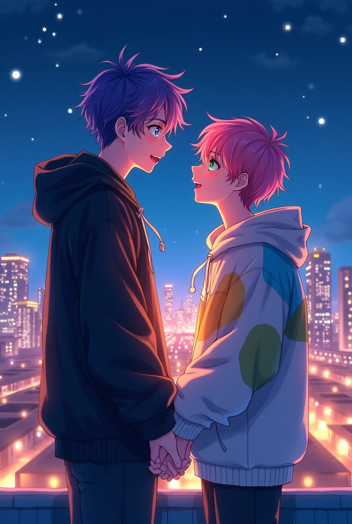 Love Building Discreet Cover
From the heights holding hands gay anime LGBT night


