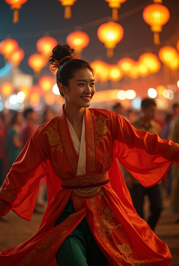 Cha Eun Woo, a Korean actor, dancing pagode
