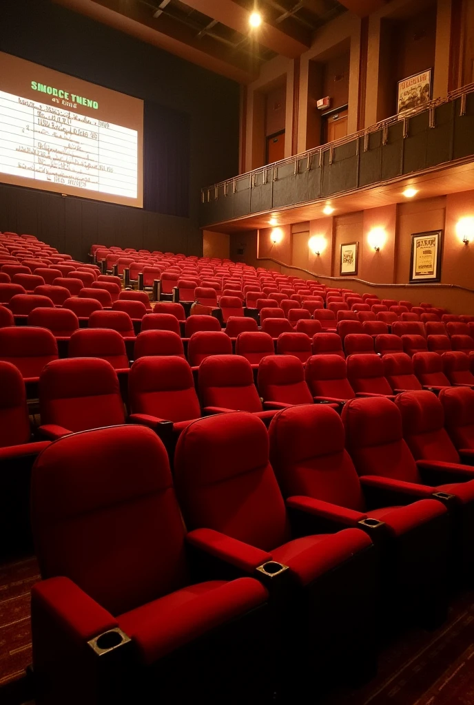 Create an image of a movie theater where I can put a video over the image to simulate watching a movie.