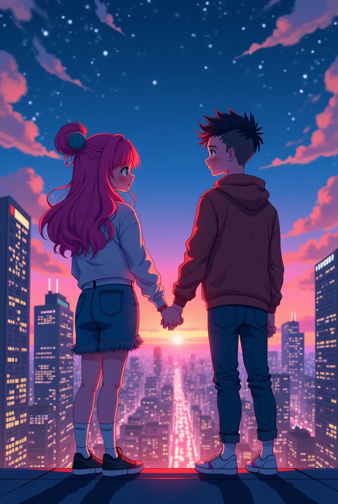 Love Building Discreet Cover
From the heights holding hands gay anime LGBT night