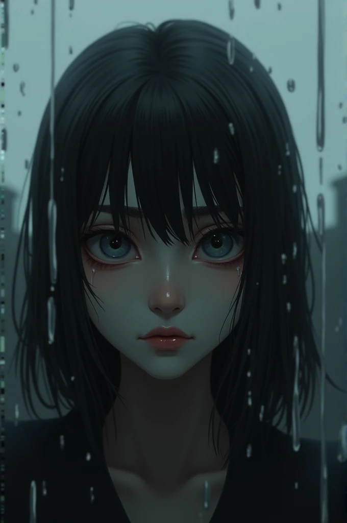 A sad face