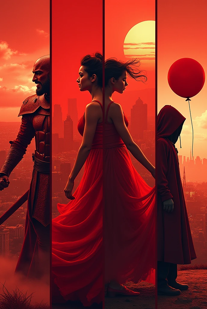 red in four