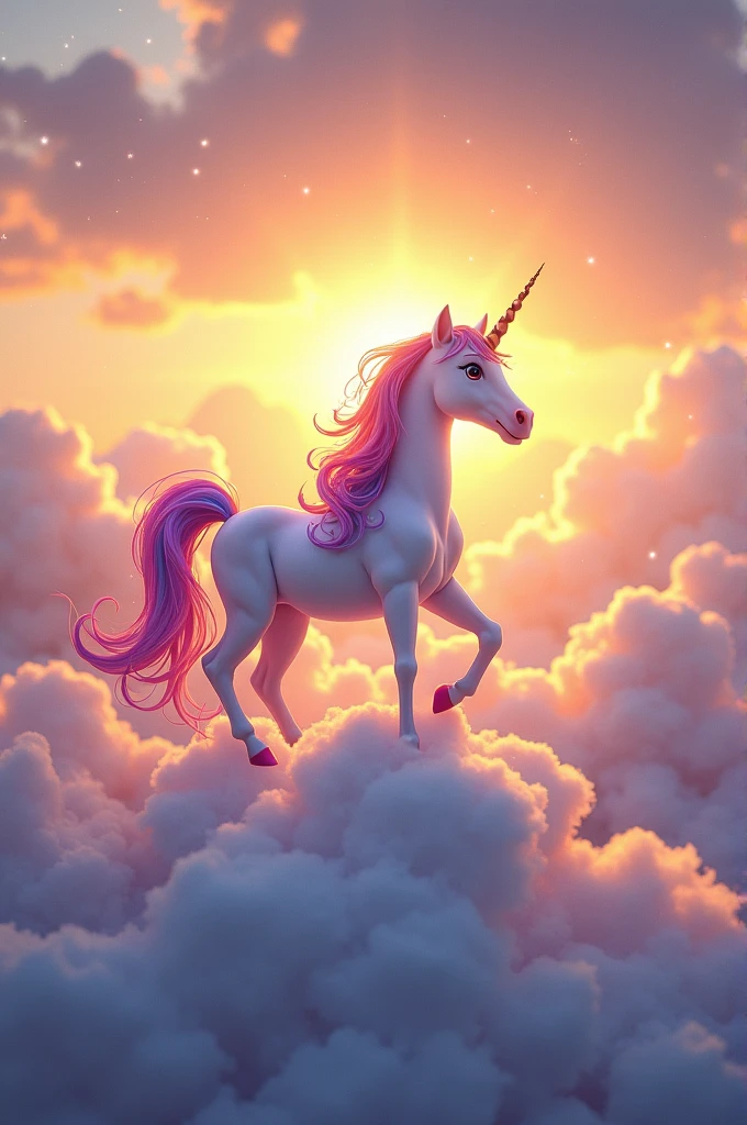 Adhara rainbow unicorn clouds