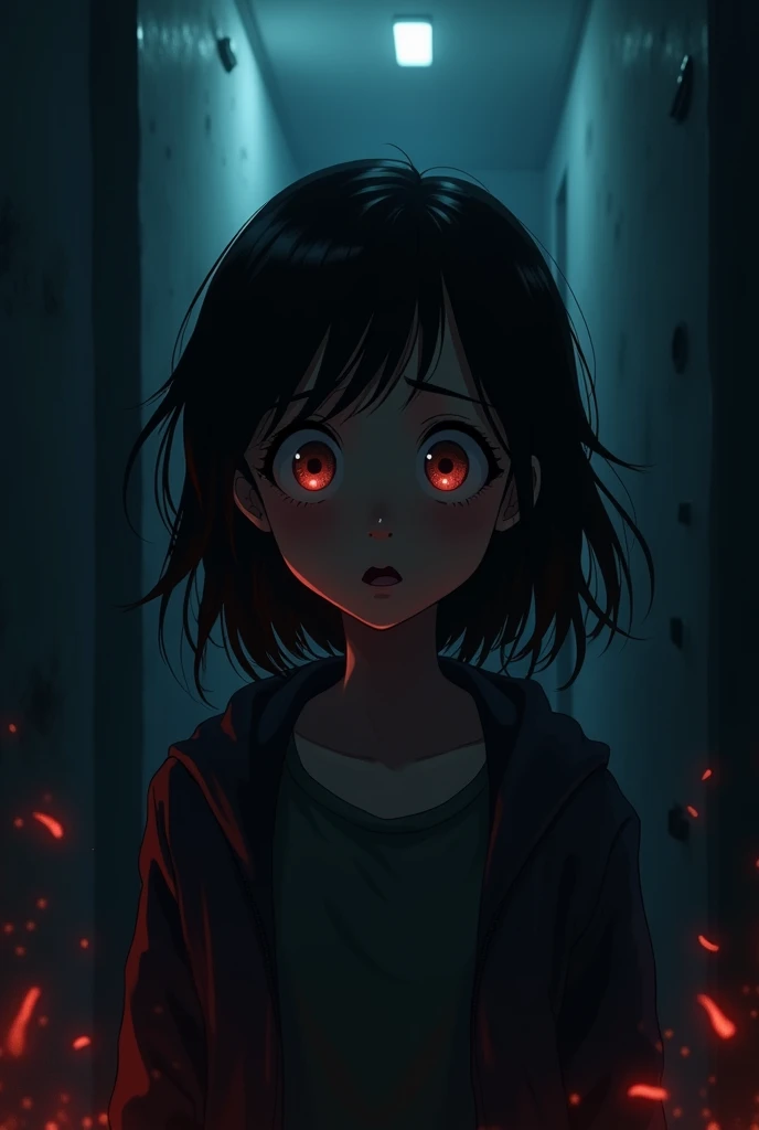 Use visual effects to convey the growing tension and horror, such as flickering lights, darkening colors, and sudden, jarring imagery that heightens the sense of dread in the.Animation Form