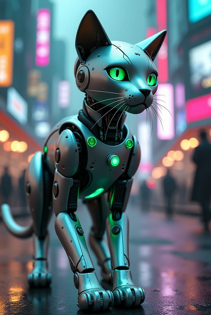 Robotic cyborg cat 