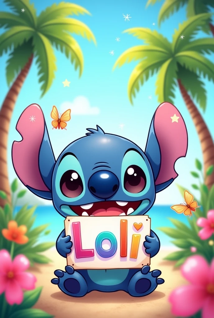 stitch that says "Loli" artgerm