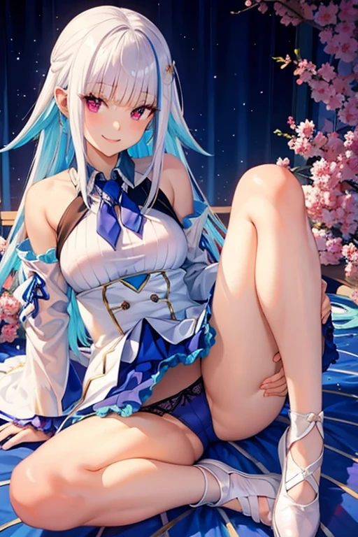 Highest quality, A seductive smile, Spread your legs,Lace panties,Miko costume
