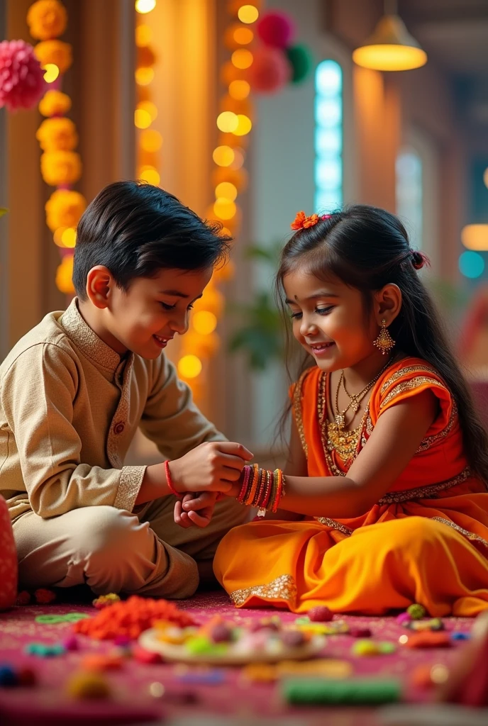 Rakshabandhan likha rahe aur raj likha rahe