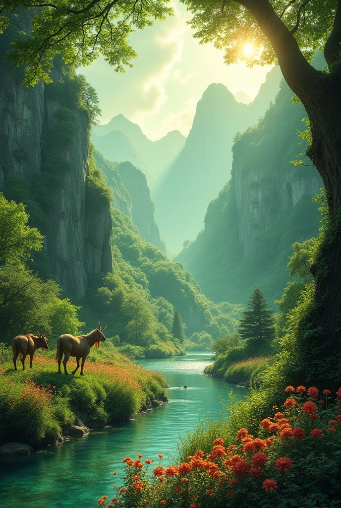 a place or world of mythological creatures