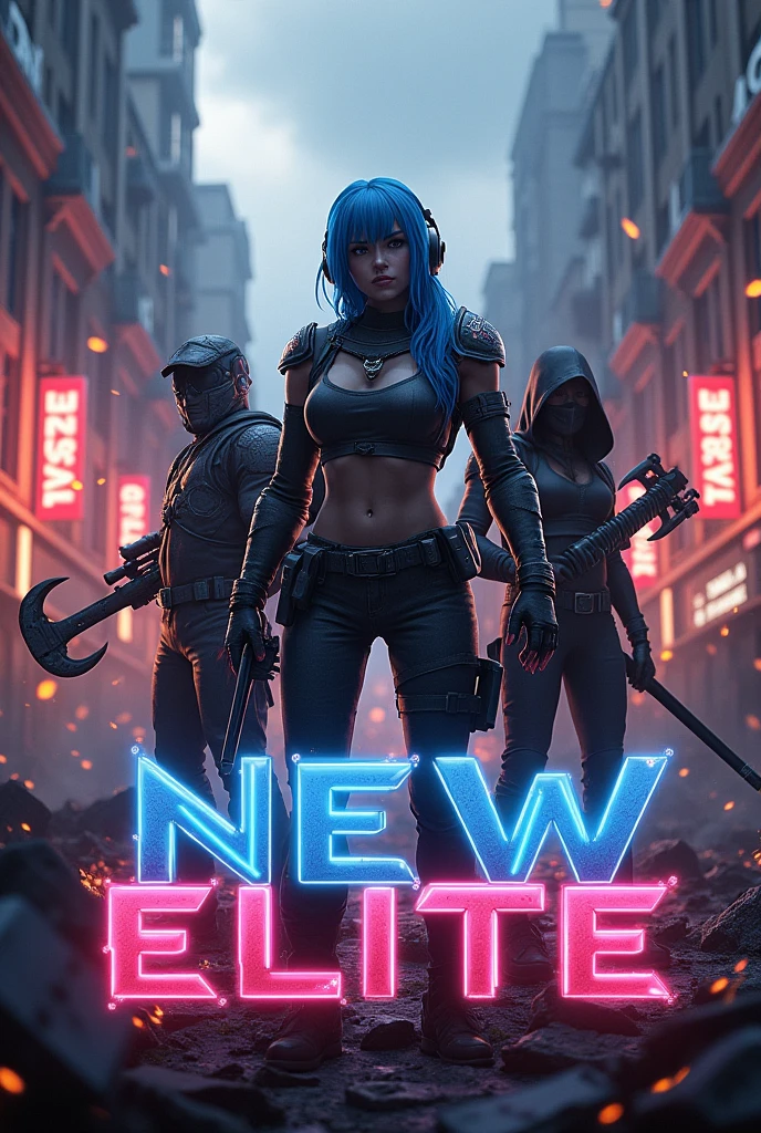 An image of a clan from a weapons game that has the words New Élite bigger and more eye-catching 