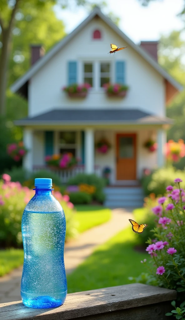 A House,  water bottle 